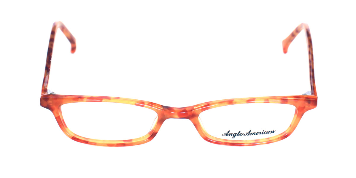 A pair of glasses is shown with the words angle american written on them.