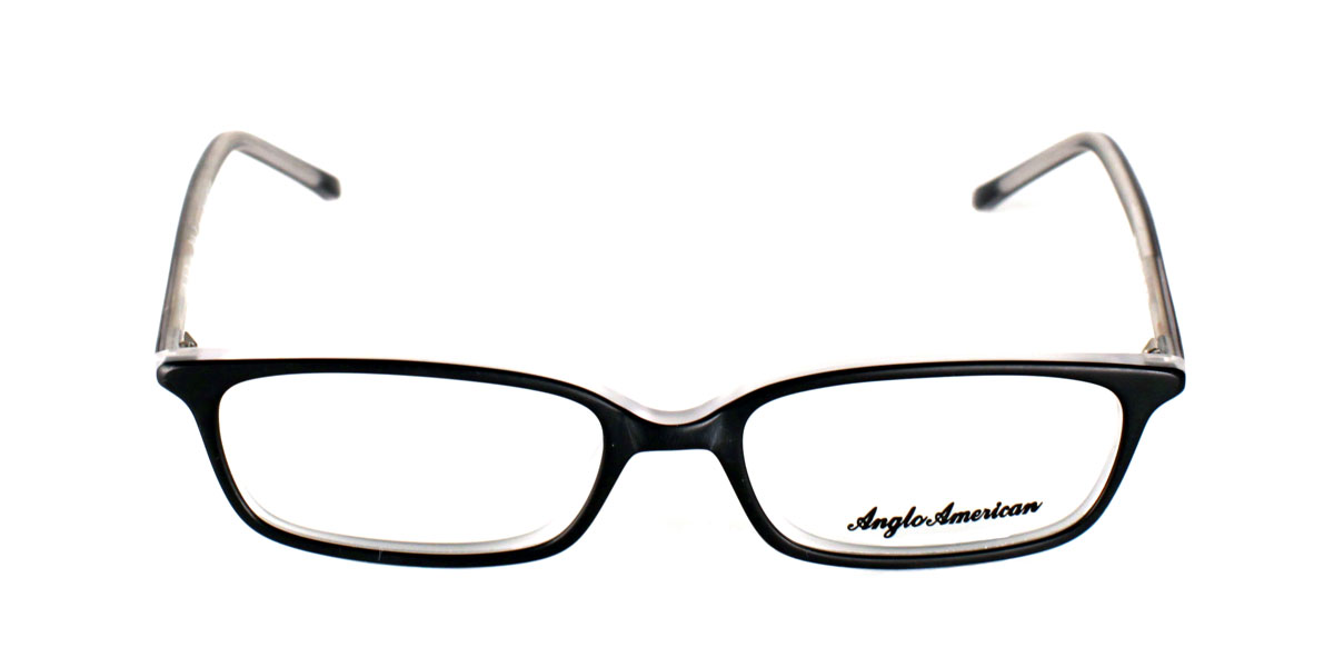 A pair of glasses is shown with the bottom half open.
