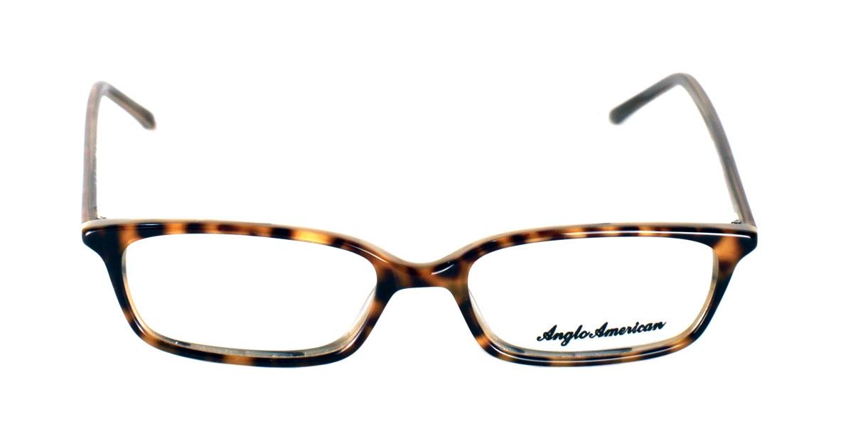 A pair of glasses is shown with the lens off.