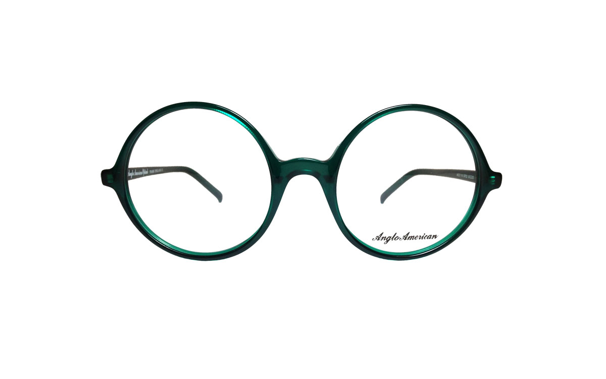 A pair of glasses is shown with the same color.