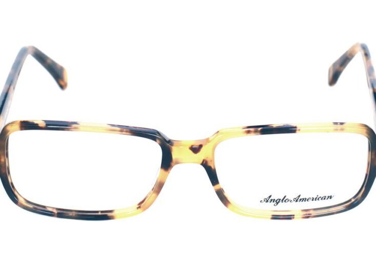 A pair of glasses is shown with the reflection of them.